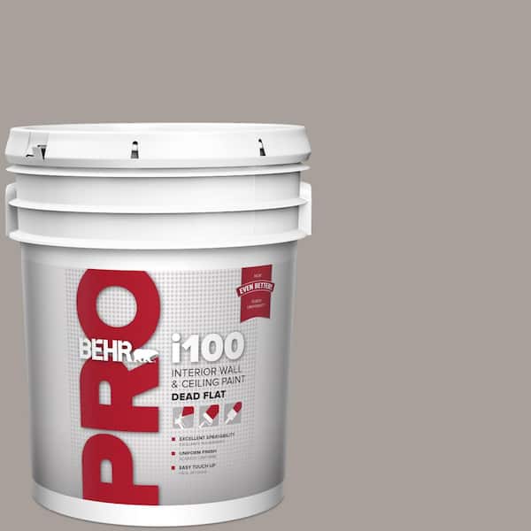 5 gal. #T16-18 Mauve Melody Dead Flat Interior Paint