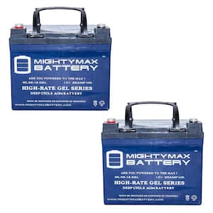 12V 35AH GEL Battery for U1 One New Wheelchair Deep Cycle - 2 Pack