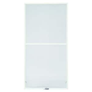 19-7/8 in. x 38-27/32 in. White Aluminum Double-Hung Window Screen