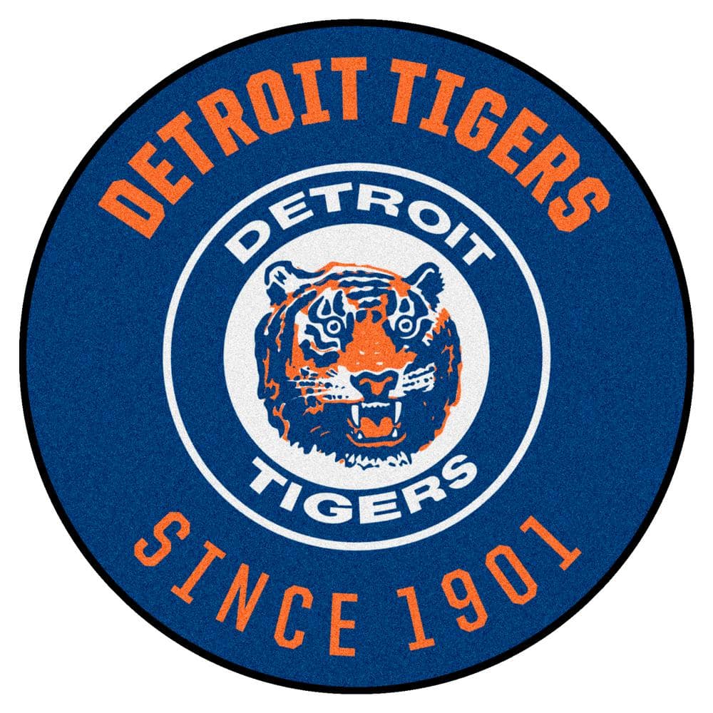 Detroit Tigers Letter Logo Patch - Orange