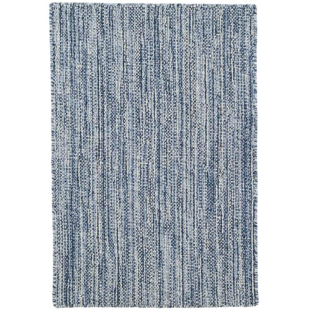 Bella Handwoven Wool by Bunny Williams Navy 5 ft. x 8 ft. Indoor Area Rug price history on PriceWatchPro