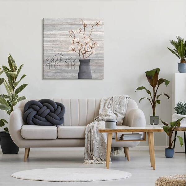 The Stupell Home Decor Neutral Grey and Rose Gold Fashion Bookstack Canvas  Wall Art 
