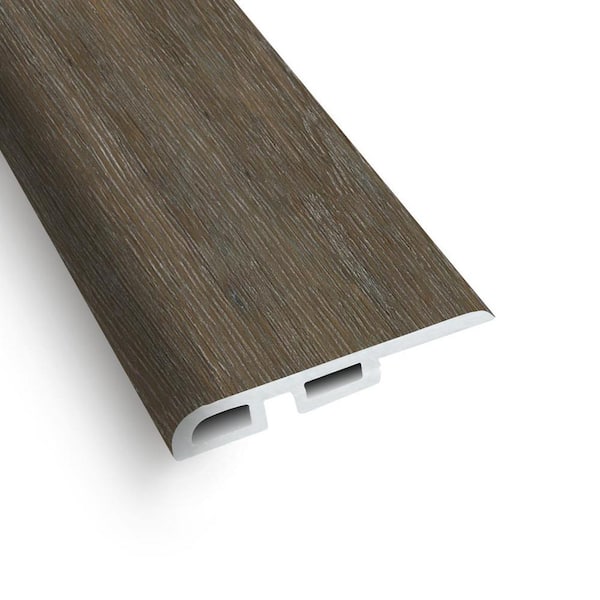 ASPEN FLOORING Waterproof Rigid Core Flush Reducer in the color Saw Horse 0.27 in. T x 1.69 in. W x 94 in. L