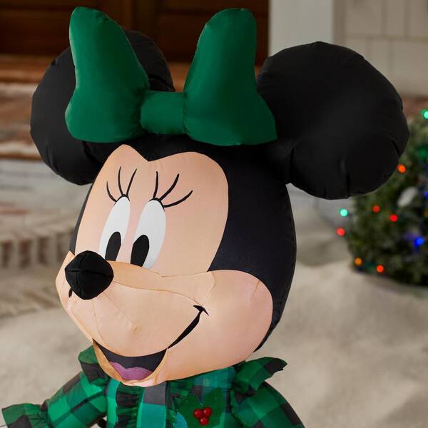 Disney 5ft Mickey Mouse in shops Tux Holding Wreath Christmas Inflatable by Gemmy