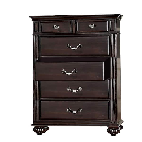 William's Home Furnishing Syracuse Dark Walnut Chest CM7129C - The