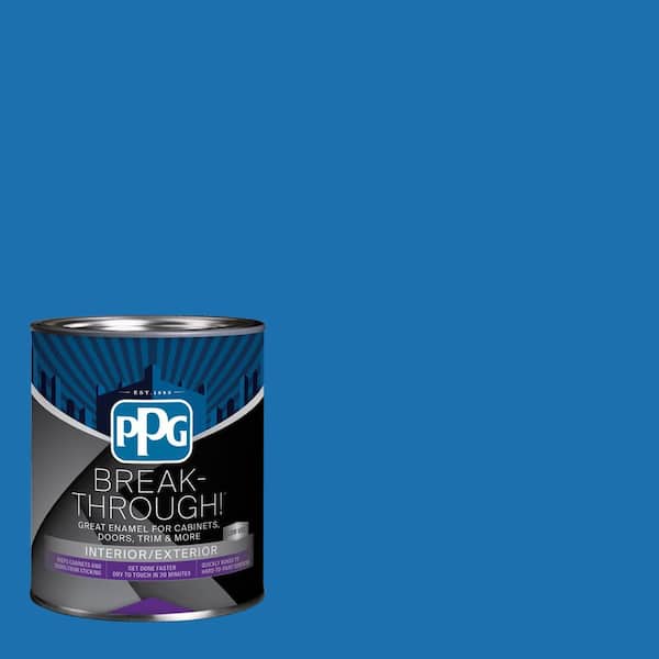 Break-Through! 1 qt. PPG1242-6 Planetarium Semi-Gloss Door, Trim & Cabinet Paint