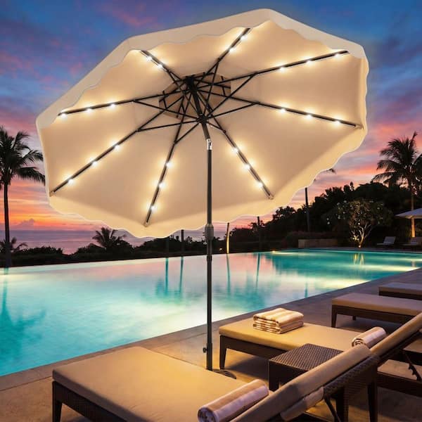 black 8 x 10 patio umbrella 8'x10' Auto Tilt Umbrella UM8810RT0_ / Black / Boulder
