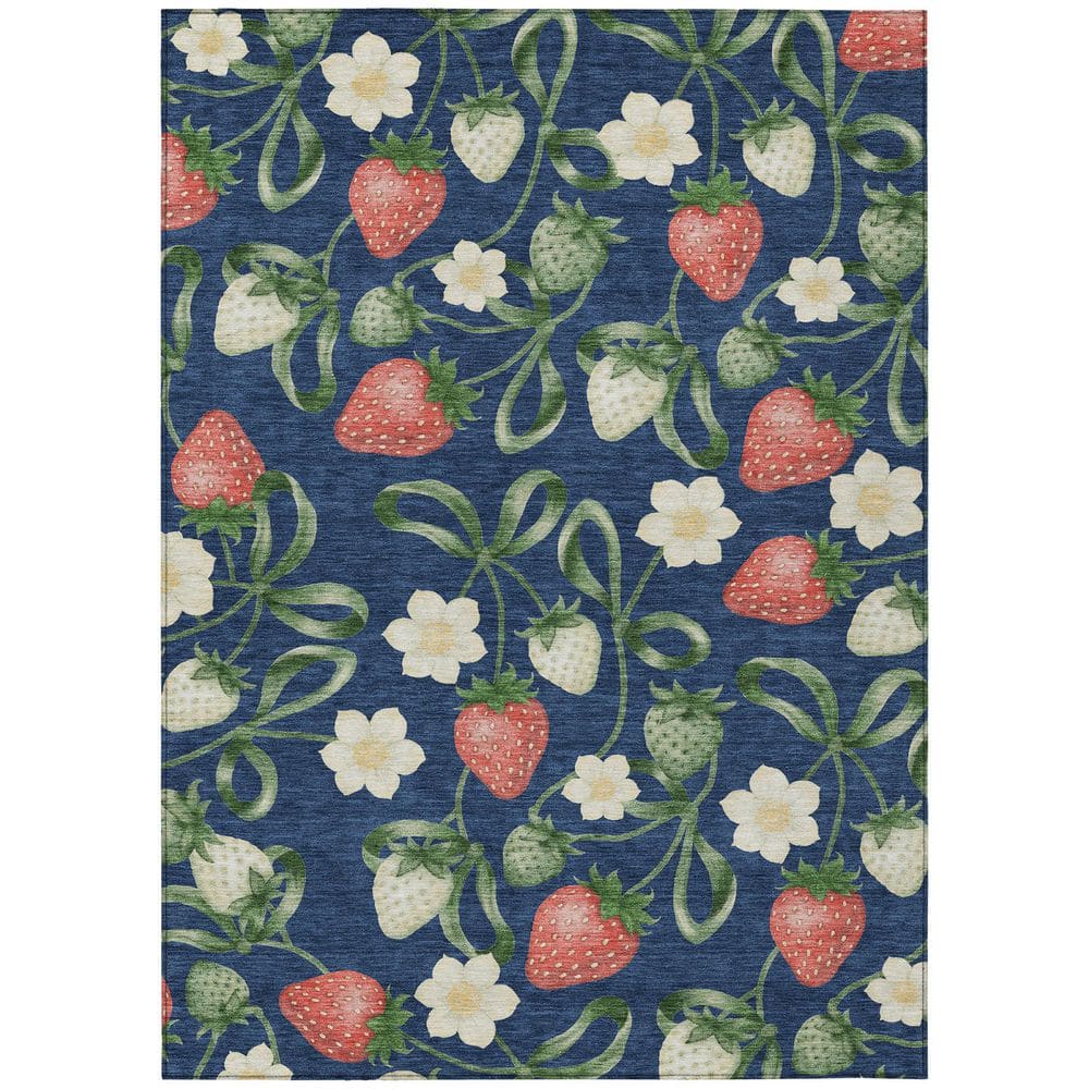 Chantille Machine Washable Indoor/Outdoor Abstract ACN2864 Navy 9 ft. x 12 ft. Area Rug price history on PriceWatchPro