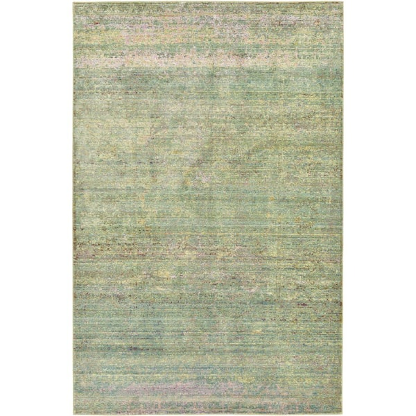 Unique Loom Austin Muse Green 5' 0 x 8' 0 Area Rug