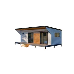 Wave 1-Bed-1 Bath 305 sq.ft. Steel Frame Home Kit DIY Assembly Office Guest Suite House ADU Vacation Rental Tiny Home
