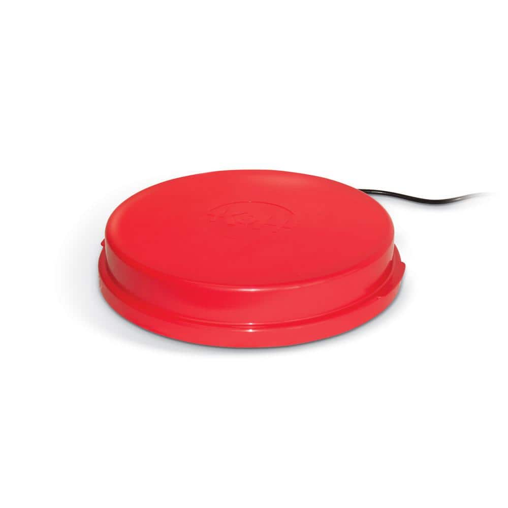 3 in. x 15.5 in. 80-Watt Universal Waterer Deicer Red Wired with 57 in. Cor