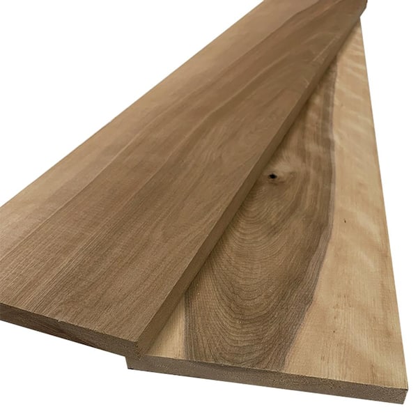 Swaner Hardwood 1 In X 8 In X 8 Ft Birch S4s Board 2 Pack Ol04070896be The Home Depot 