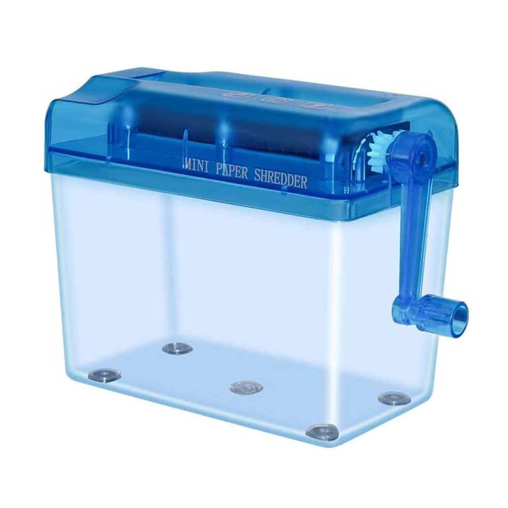Portable Paper Shredder Manual Shredder Documents Paper Cutting Tool for Ho