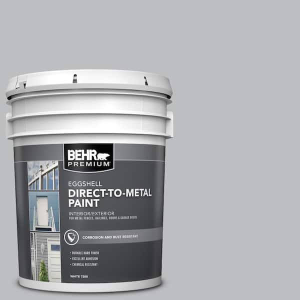 BEHR PREMIUM 5 gal. #N530-3 High Speed Access Eggshell Direct to Metal Interior/Exterior Paint