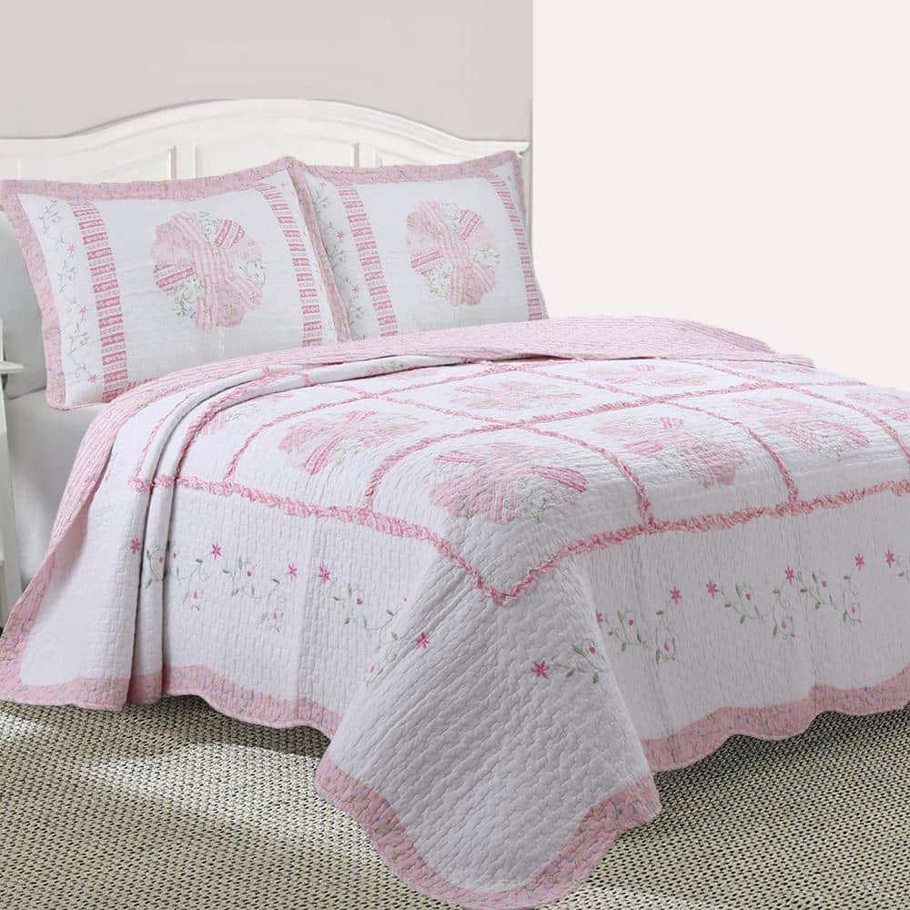Chic Home Pink Floral 8 Piece Embroidered Comforter Set Yellow / King