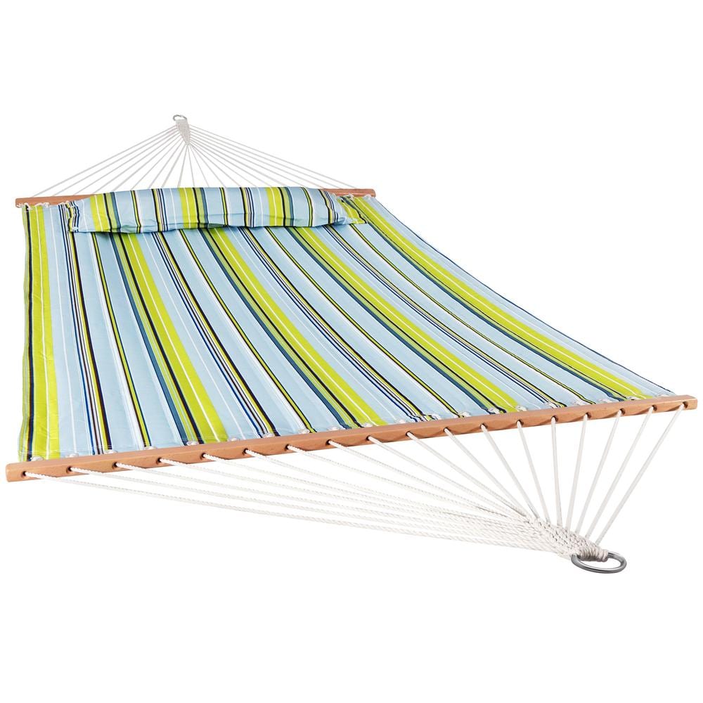 Sunnydaze 11-3/4 ft. Quilted Double Fabric 2-Person Hammock