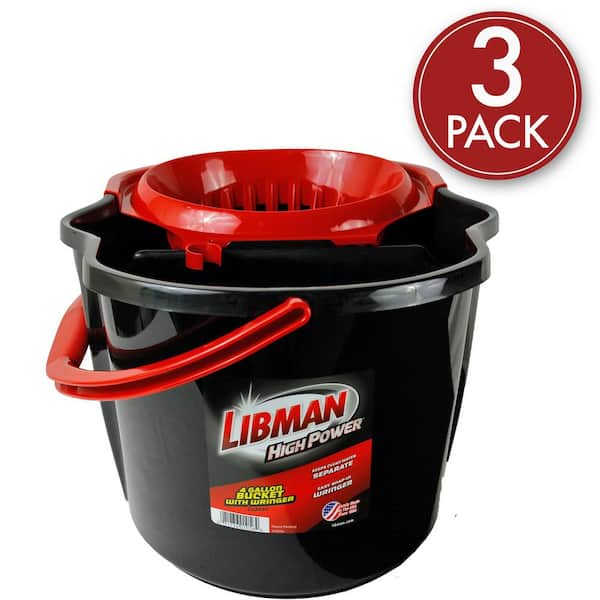 4 Gal. Bucket with Wringer (3-Pack)