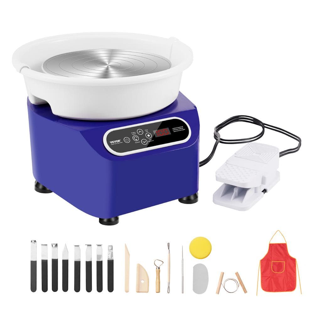 SKYSHALO Pottery Wheel, 10 in. Pottery Forming Machine, 350W