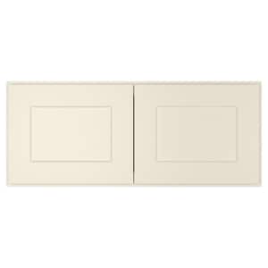 30-in W X 12-in D X 12-in H in Shaker Antique White Plywood Ready to Assemble Wall Cabinet Kitchen Cabinet