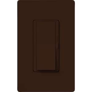 Diva Dimmer Switch for Incandescent and Halogen Bulbs, 1000-Watt/Single Pole, Brown (DV-10P-BR)