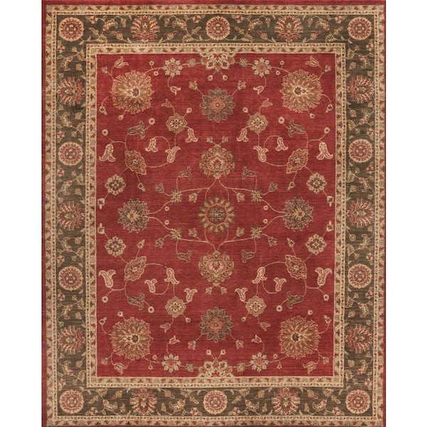 Home Decorators Collection Casa Red 5 ft. x 7 ft. Indoor Area Rug