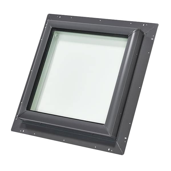 VELUX 30-1/2 in. x 30-1/2 in. Fixed Pan-Flashed Skylight with Laminated Low-E3 Glass