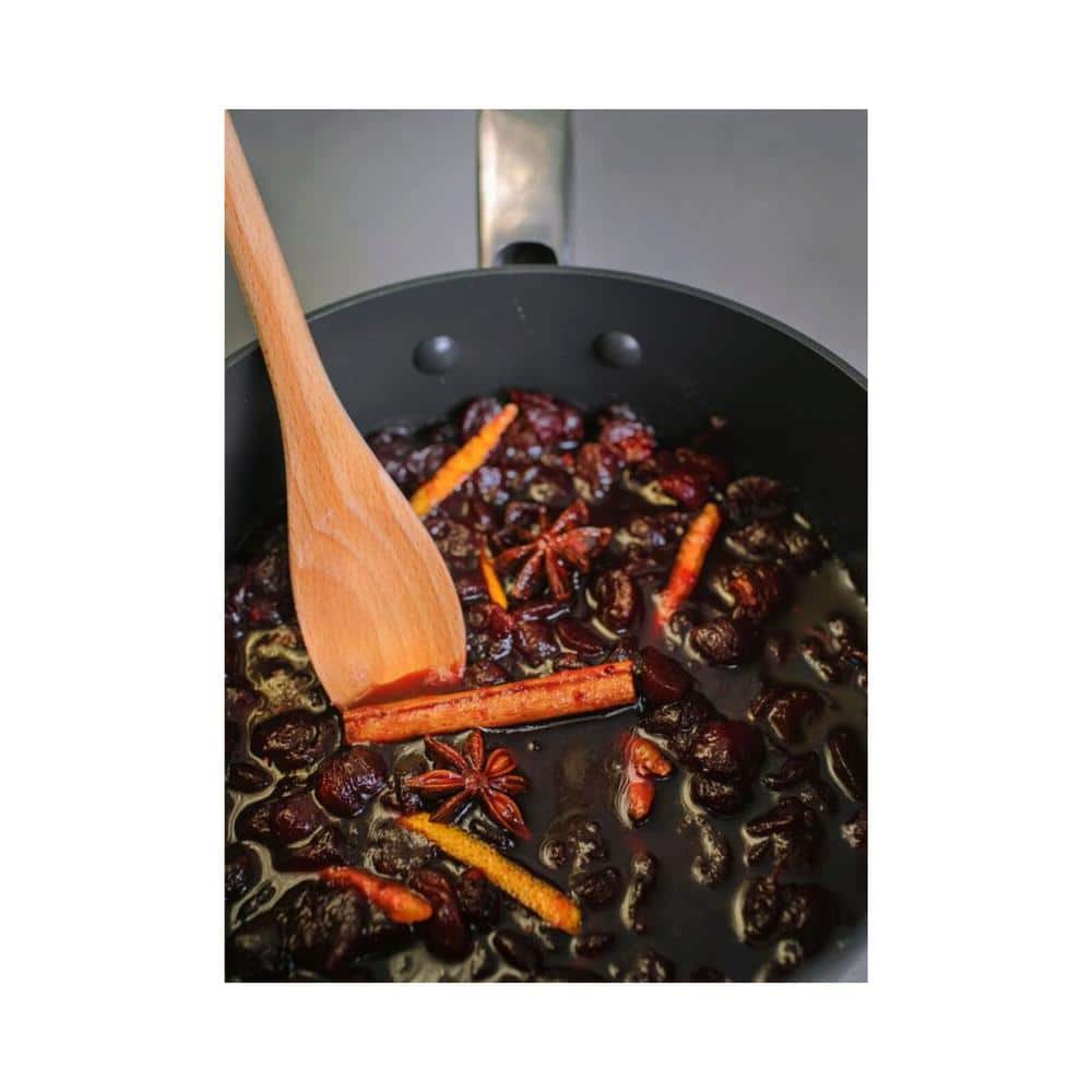 Black Aluminum Nonstick 5-Quart Jumbo Cooker with Lid