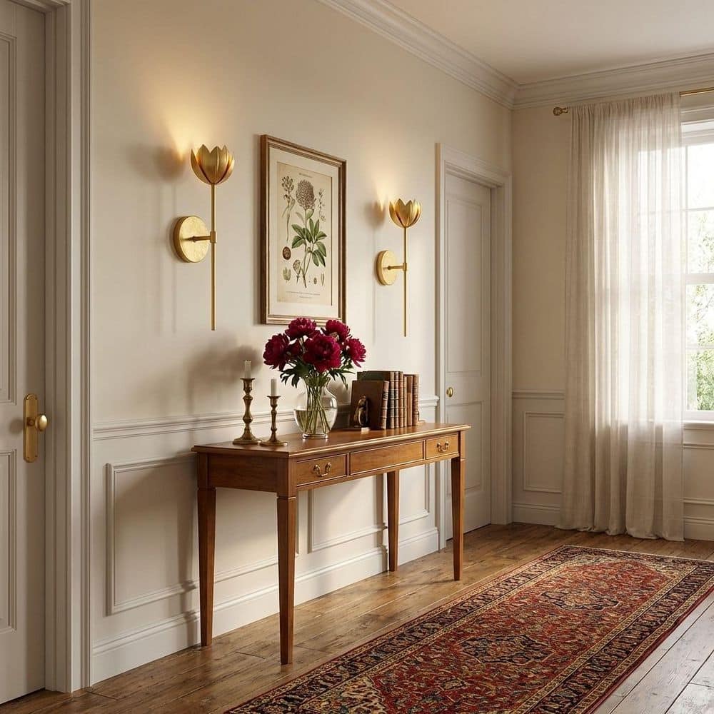 Savoy House Meridian 5 in. True Gold Wall Sconce with Integrated