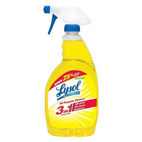 Lysol 40 oz. Lemon Breeze All-Purpose 3-in-1 Cleaner 80203 - The Home Depot