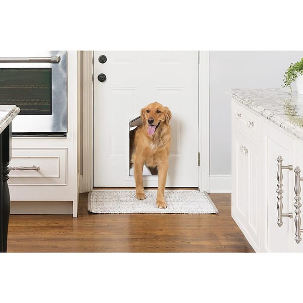 Petsafe 13 5 8 In X 23 In X Large Freedom Aluminum Pet Door Hpa11 The Home Depot