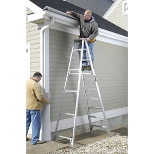 16 ft. Aluminum Step Ladder with 300 lbs. Load Capacity Type IA Duty Rating