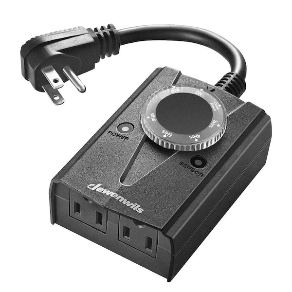 BLACK+DECKER 15-Amps 125-volt Outdoor Timer 2-Outlet Plug-in