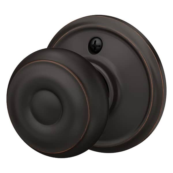 Georgian Aged Bronze Passage Hall/Closet Door Knob (4-Pack) Georgian Aged Bronze Passage Hall/Closet Door Knob (4-Pack)