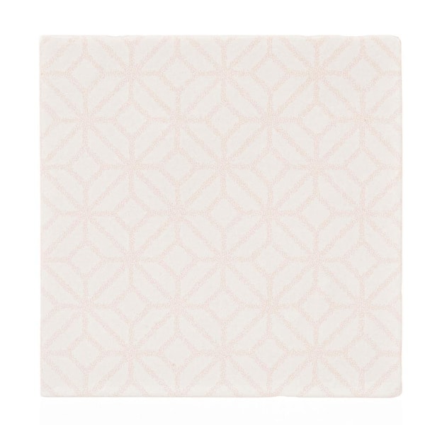 Unbranded Moments Harmony Essence Deco 4 in. x 4 in. Matte Glazed Ceramic Wall Tile (11.66 sq. ft./Case)