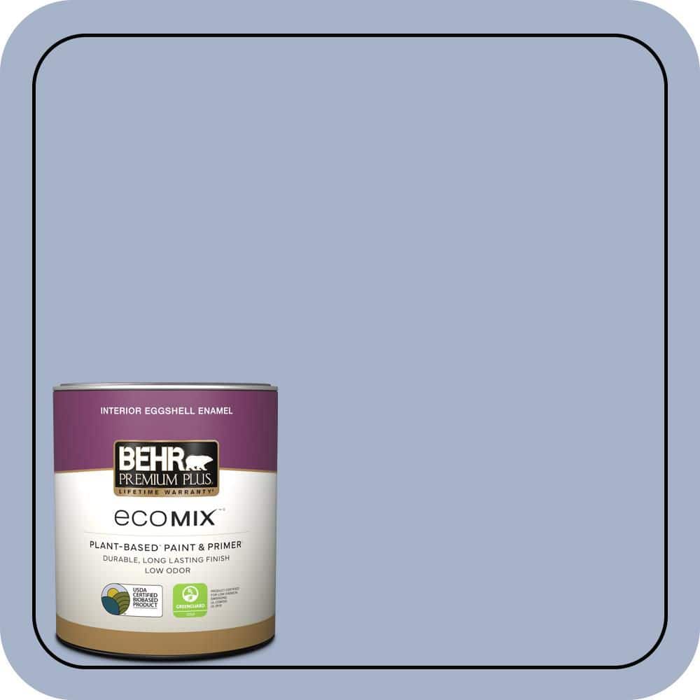 1 qt. #PPU15-14 Ballroom Blue Eggshell Enamel EcoMix Plant-Based Interior Paint & Primer price history on PriceWatchPro