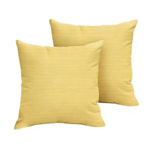 light yellow outdoor pillows
