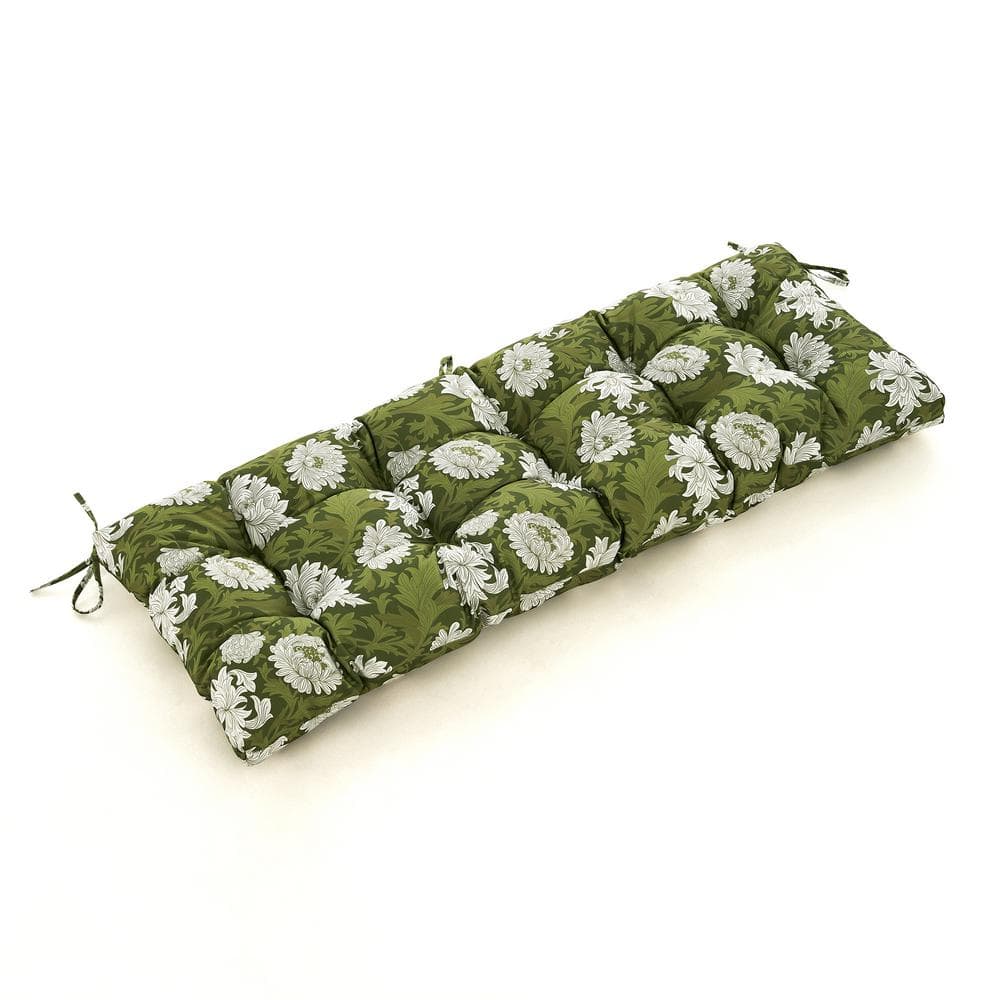 ARTPLAN Outdoor Cushions Bench Settee Tufted Seat Wicker Cushion For