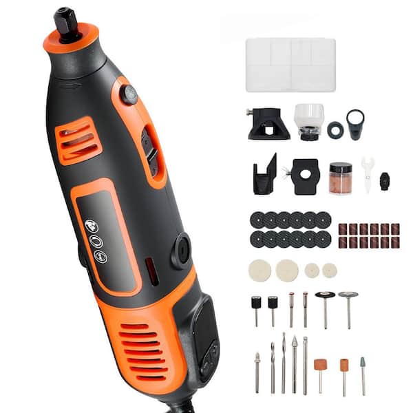 51-Piece Rotary Tool Kit, 200W Corded, 8000-40000 RPM, Multi-Purpose Tool with Universal Chuck for Engraving 2025 update
