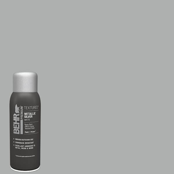 11 oz. #SP-402 Silver Matte Interior/Exterior Textured Spray Paint Aerosol