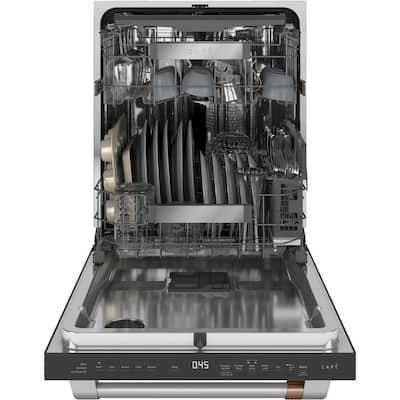 24 in. Fingerprint Resistant Matte Black Top Control Built-In Tall Tub Dishwasher with 3rd Rack and 45 dBA