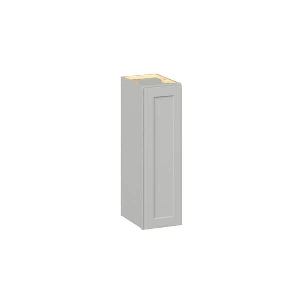 Emerson Whisper Gray Wall 1 Door Ready to Assemble Kitchen Cabinet (9 in. W x 30 in. H x 12 in. D)