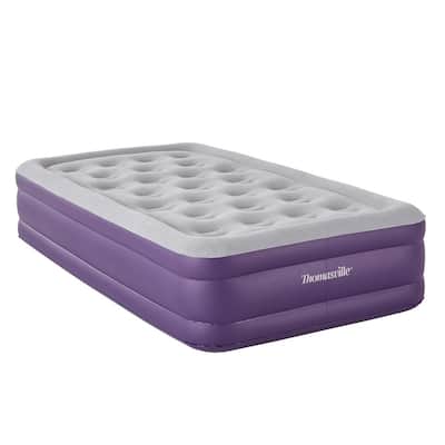 Pump Included Air Mattresses Bedroom Furniture The Home Depot
