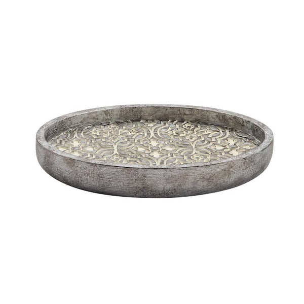 m MODA at home enterprises ltd. Marrakesh Soap Dish Grey