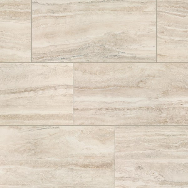 Calligo Almond 15 in. x 30 in. Glazed Ceramic Porcelain Floor and Wall Tile (16.35 sq. ft./case)