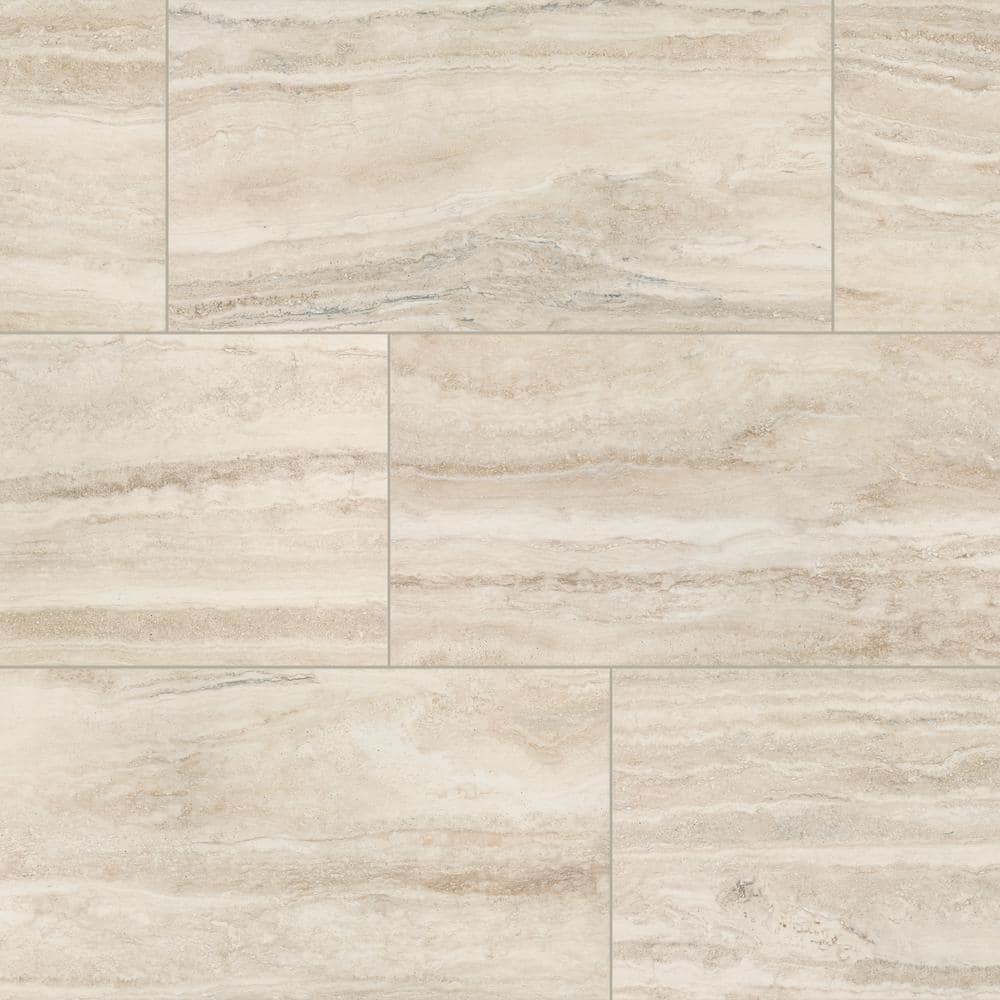 Daltile Calligo Almond 15 in. x 30 in. Glazed Ceramic Porcelain Floor ...