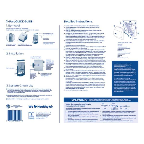 45 A2 45 Water Panel For Humidifier Models 400, 400a, 400m (pack Of 2)  Humidifier Parts & Accessori