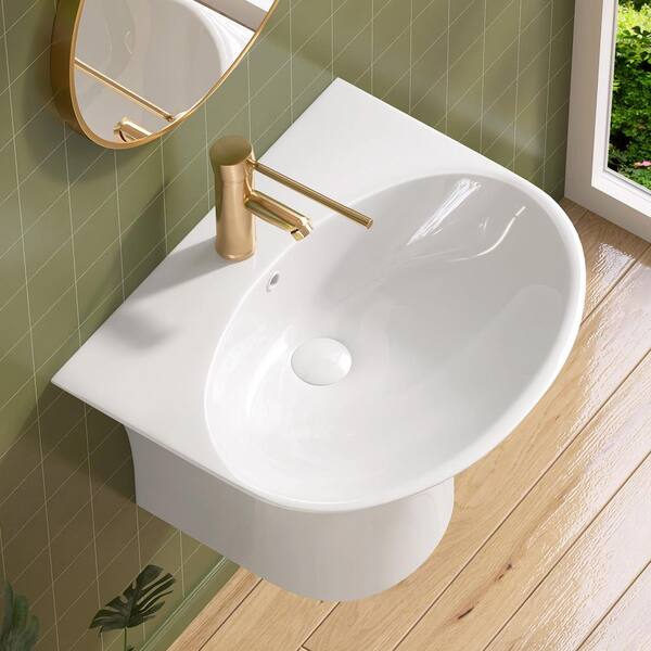 Zeafive 22 in. L x 18.3 in. W x 15.38 in. H Wall-Mounted Bathroom