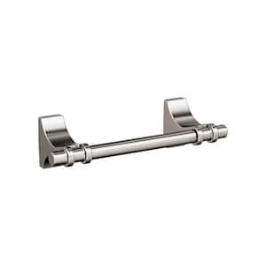 Davenport 8-13/16 in. (224 mm) L Pivoting Double Post Toilet Paper Holder in Brushed Nickel