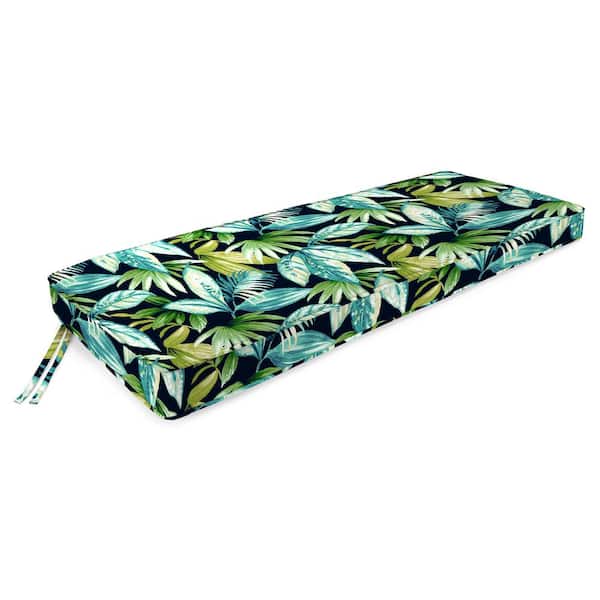 Jordan Manufacturing 47 in. L x 17 in. W x 3 in. T Outdoor Bench Cushion in Seneca Navy