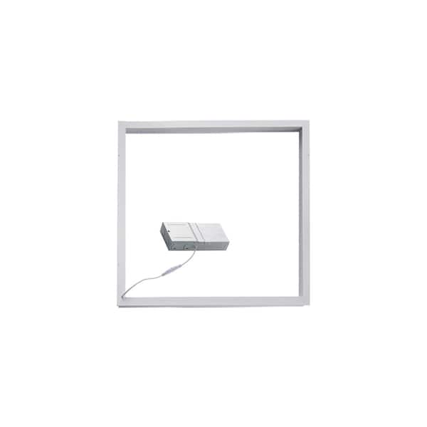 BEYOND LED TECHNOLOGY Geometric 2 ft. x 2 ft. 2500-5000 Lumens Integrated LED Grid Panel Light CCT Adjustable 3000K-4000K-5000K (6-Pack)